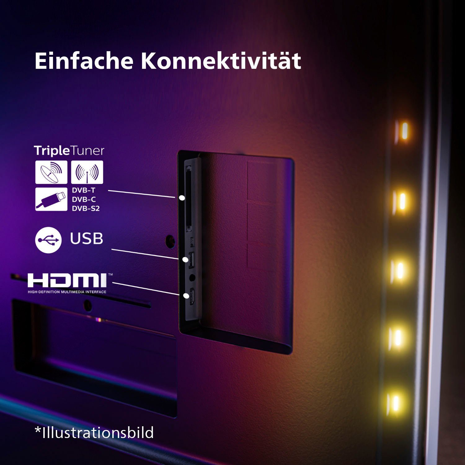Philips 75PUS8108/12 LED-Fernseher (189 cm/75 Zoll, 4K Ultra HD, Smart-TV)