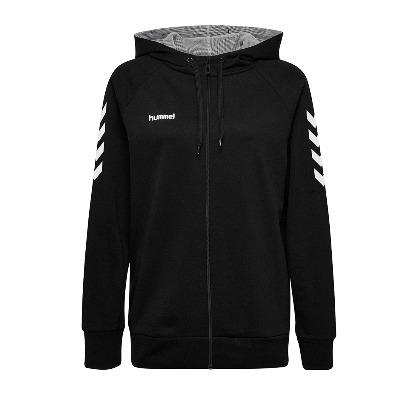 Hummel Cotton Kapuzenjacke Damen Schwarz F2001