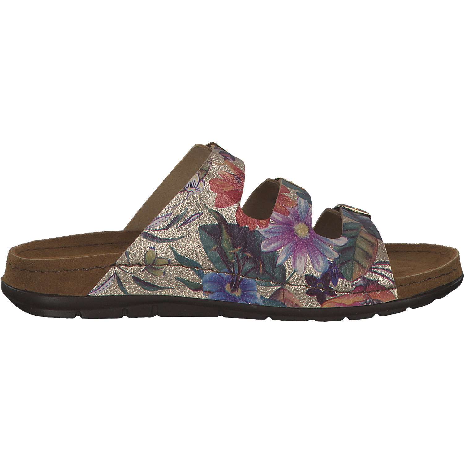 Rohde 5874CD, Hausschuhe & Pantoffeln, Damen, gold -bunt