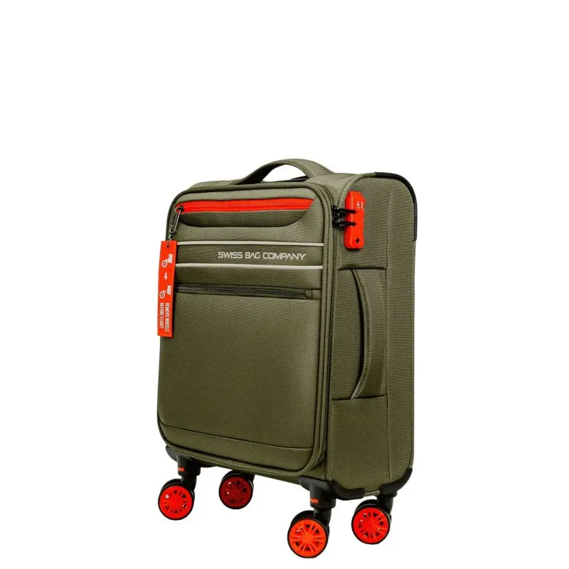 Swiss Bags Ohio Handgepäckstrolley S (45 cm) Underseater - Olive Green