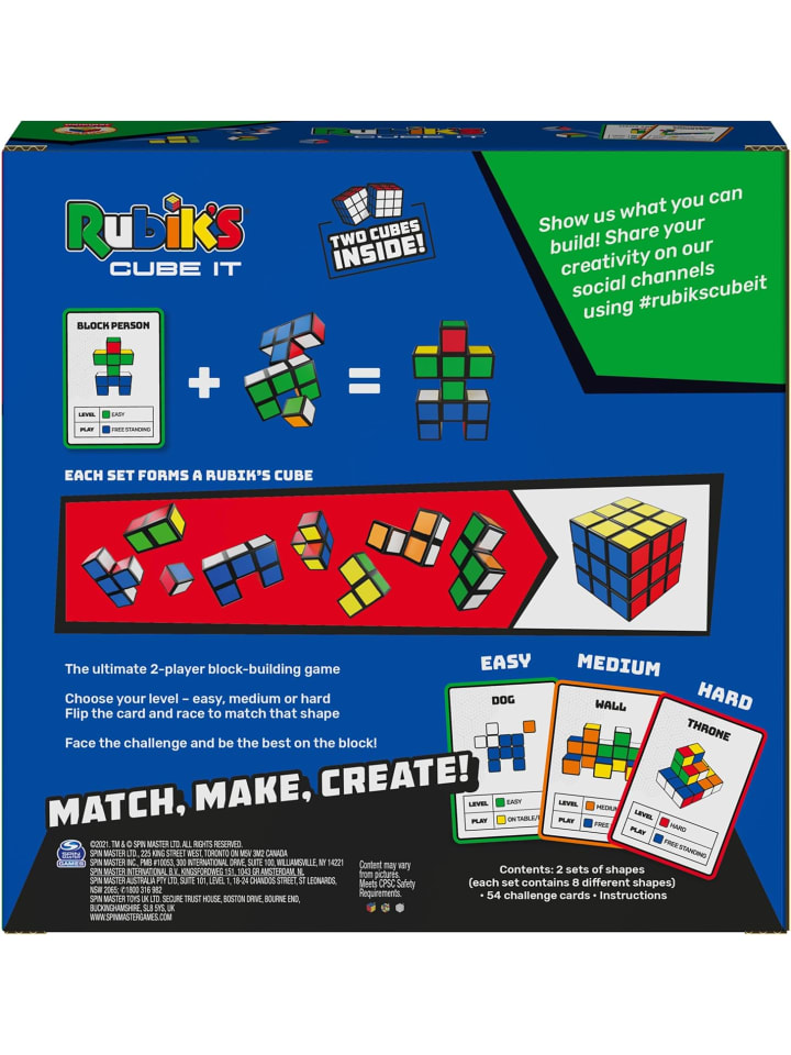 Spin Master Strategiespiel - Rubiks Cube It in mehrfarbig günstig kaufen onesize