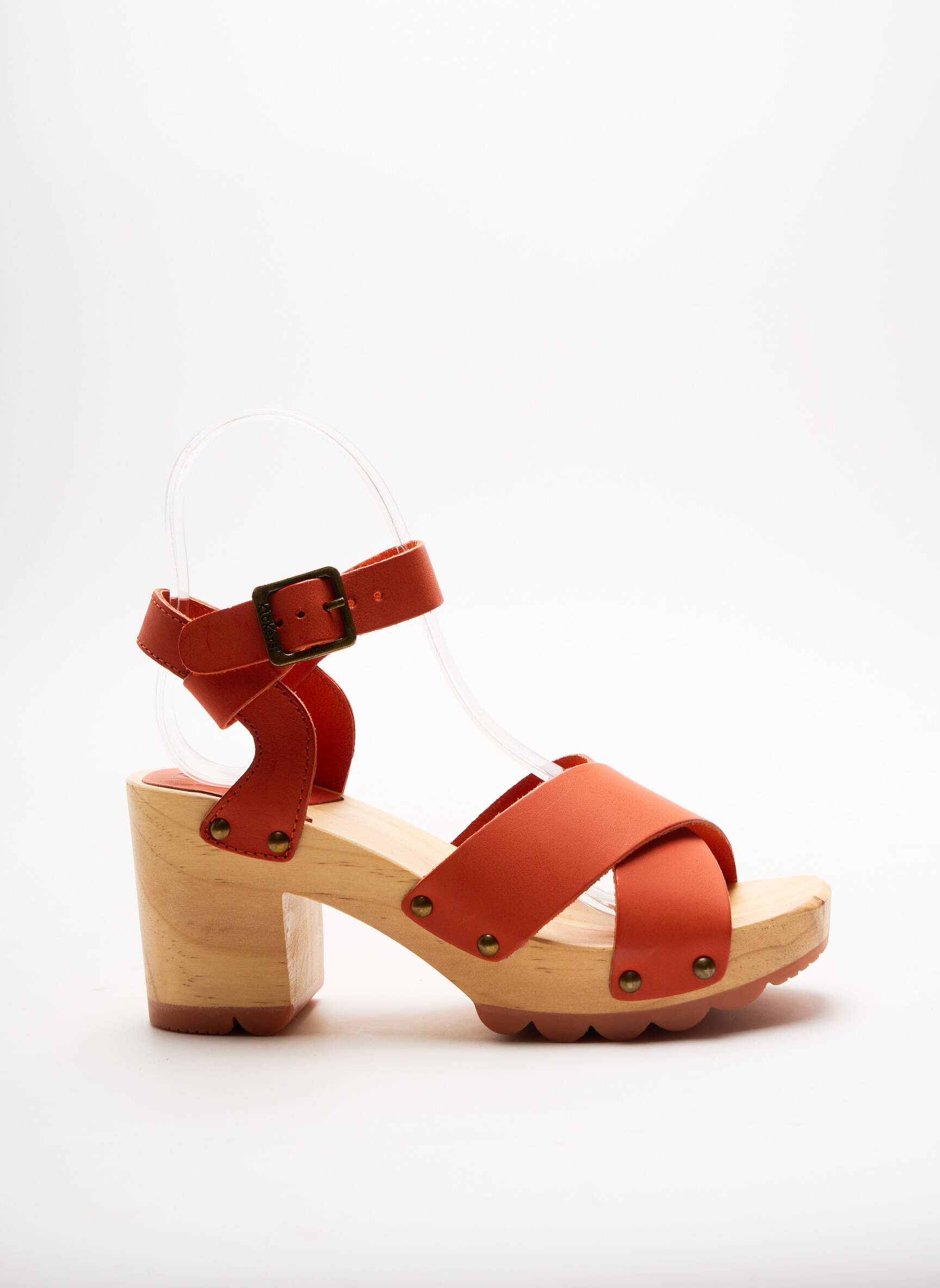 Kickers Sandales Nu Pieds Femme couleur orange