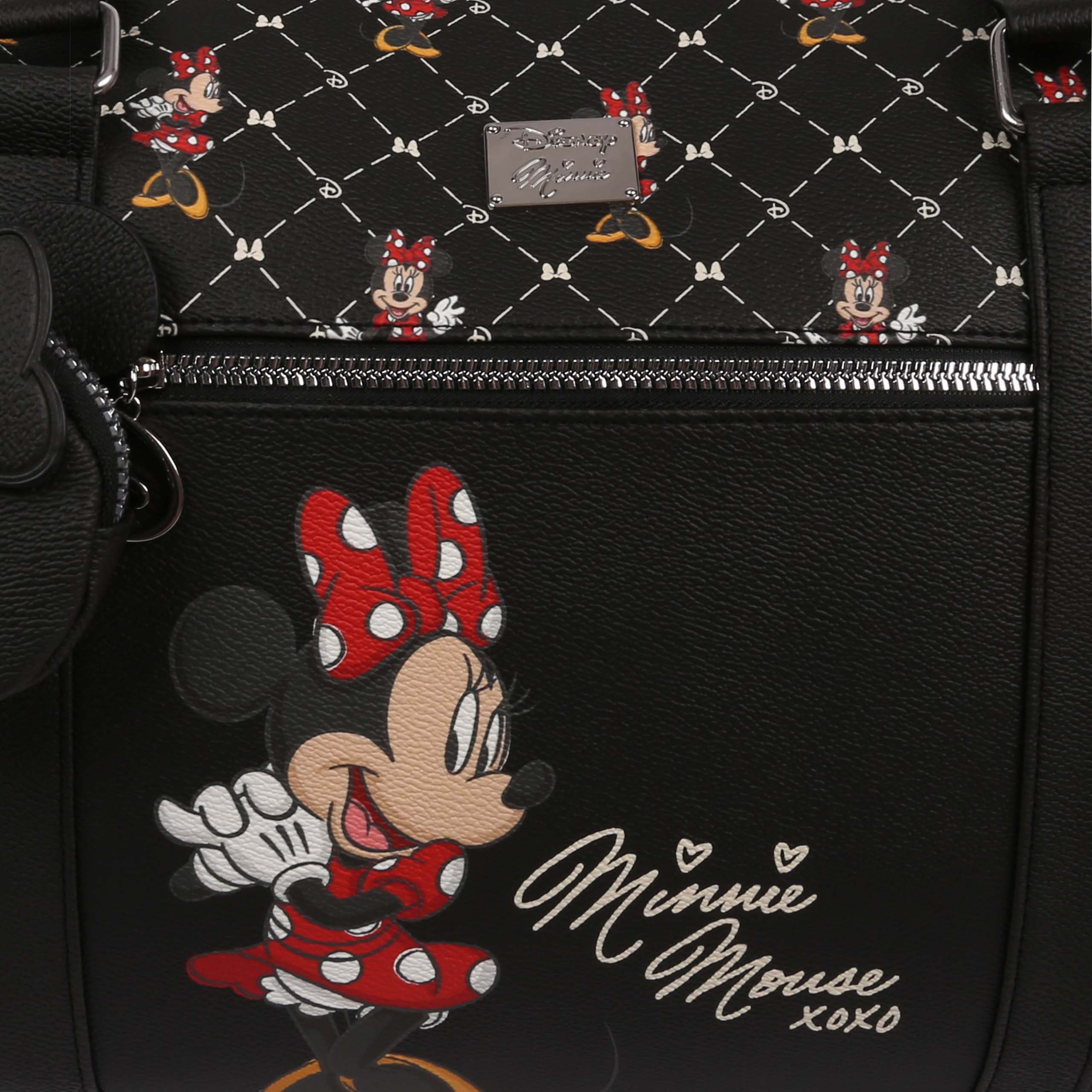 Sarcia.eu Reisetasche Minnie Mouse  schwarze Reisetasche 45x28x19cm