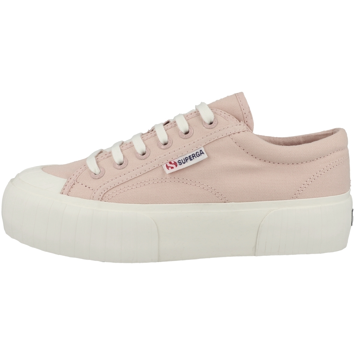 Superga 2631 Stripe Platform Sneaker low pink