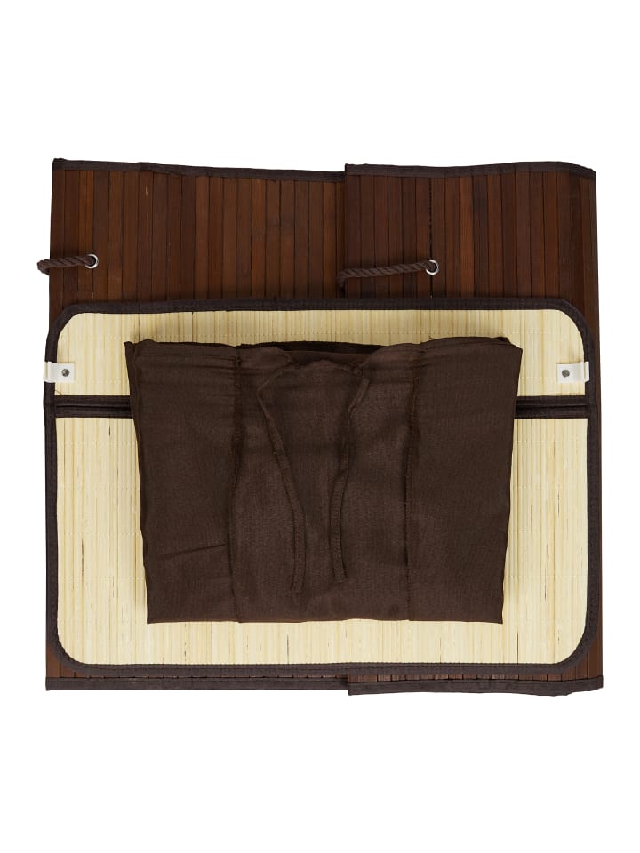 relaxdays Wäschekorb in Braun - (B)62,5 x (H)62 x (T)42,5 cm günstig kaufen onesize