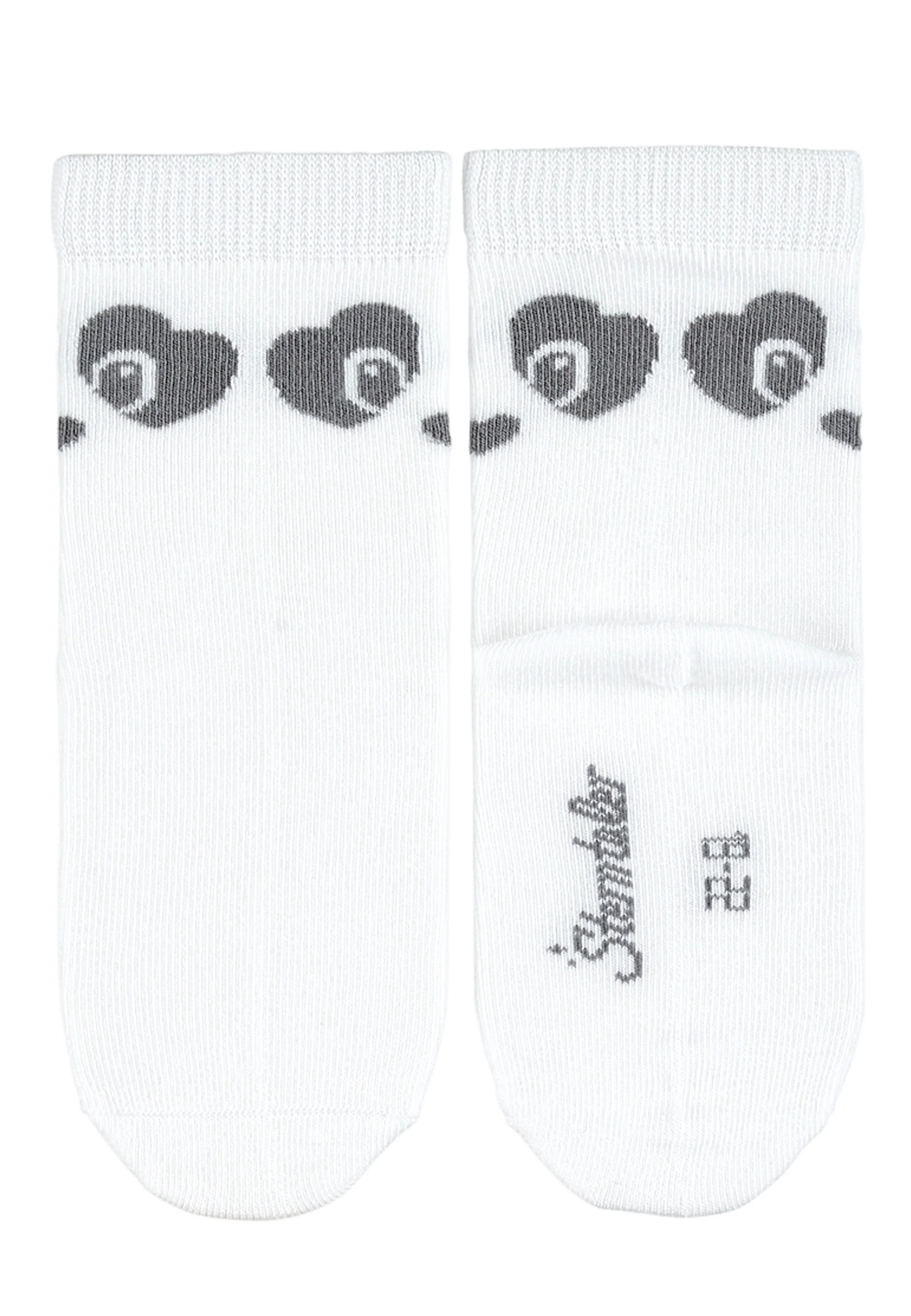 Kindersocken 3er-Pack Bambus in Weiß oder Zartrosa