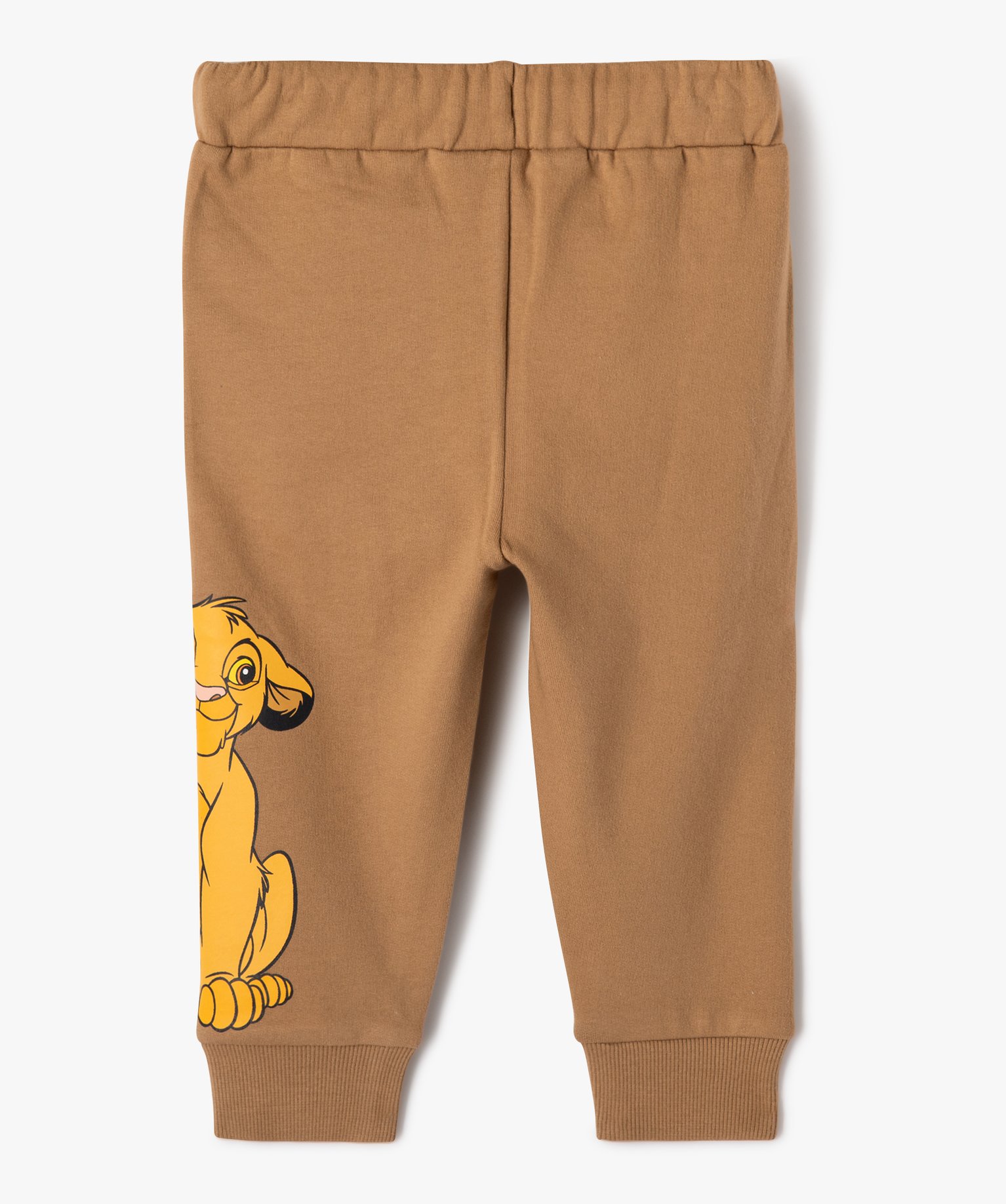 Pantalon en molleton imprimé Le Roi Lion bébé Garçon - D... marron | GEMO