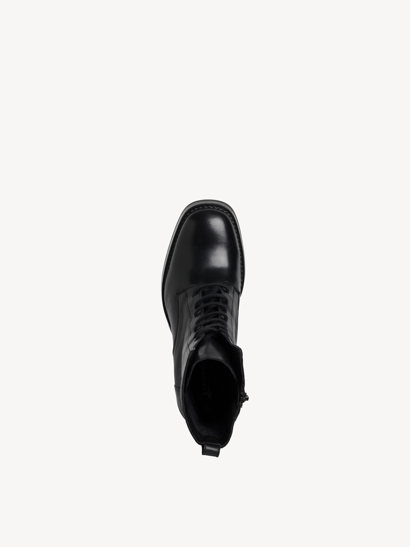Bottine en cuir - noir