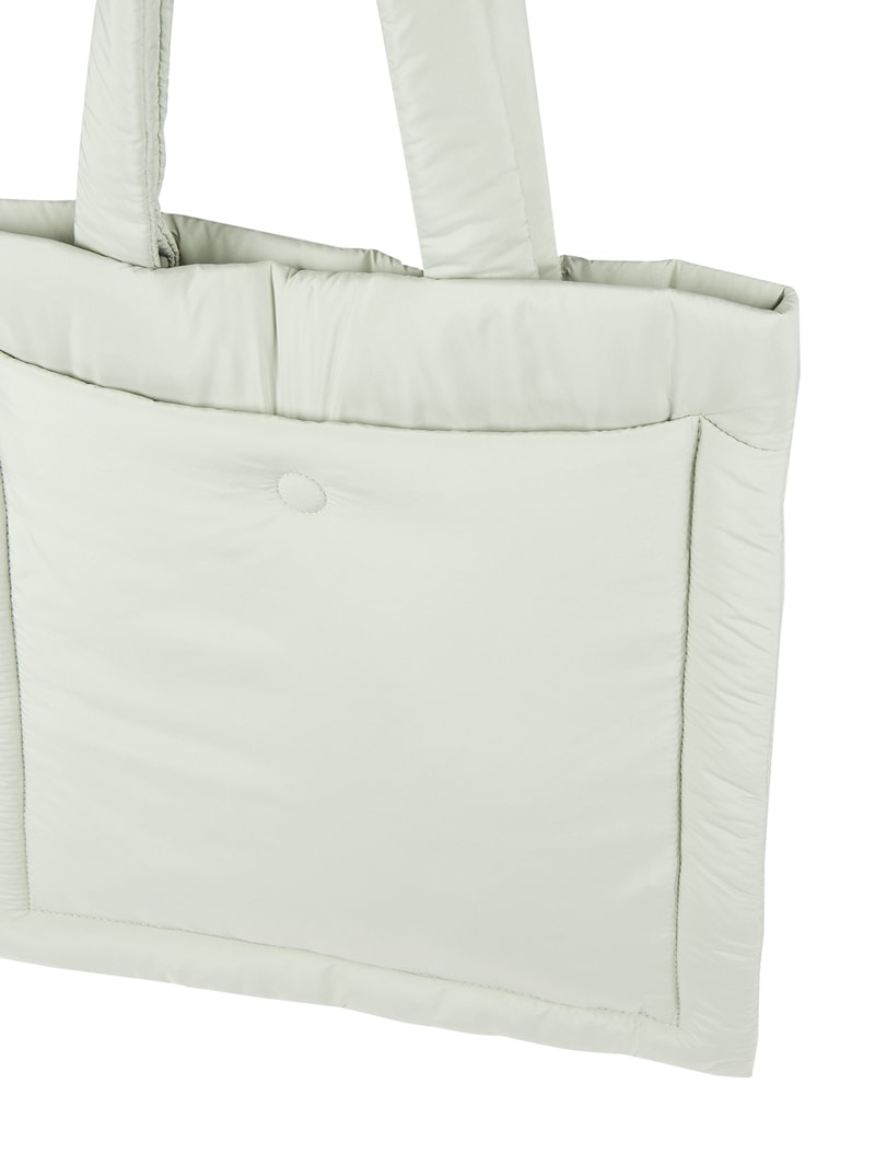 Tote Bag mit Frontfach in mint