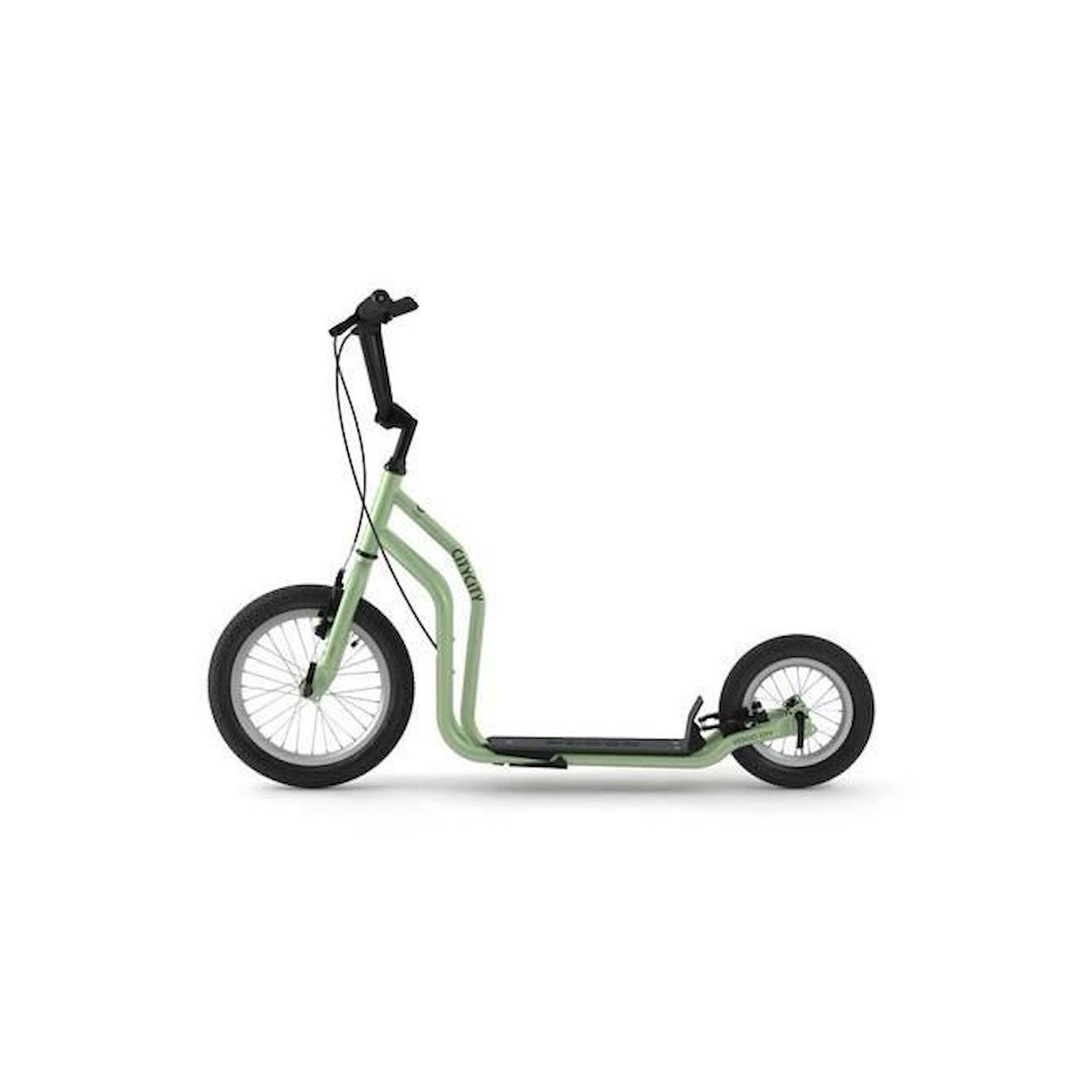 Trottinette-Grande-Roue City RunRun Vert vert