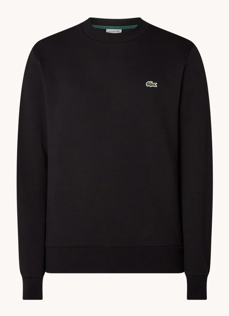 Maglione Lacoste con logo ricamato