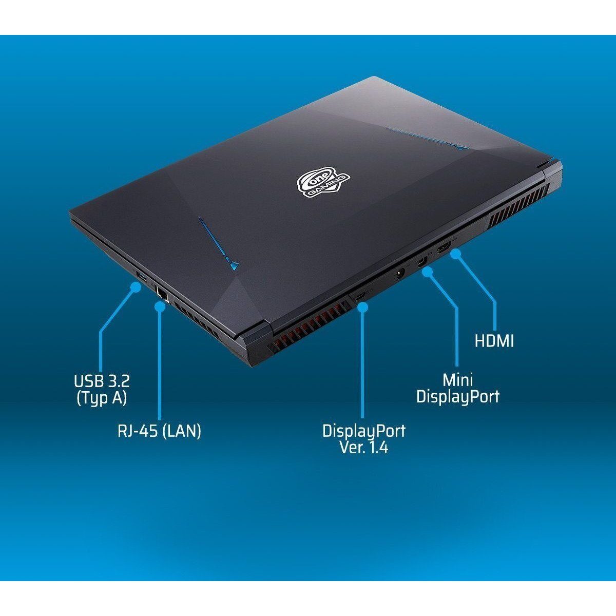 ONE GAMING ONE GAMING Commander V56-13NB-RN6 Gaming-Notebook (Intel Core i9 Serie 13. Generation Core i9-13900H, GeForce RTX 4000)