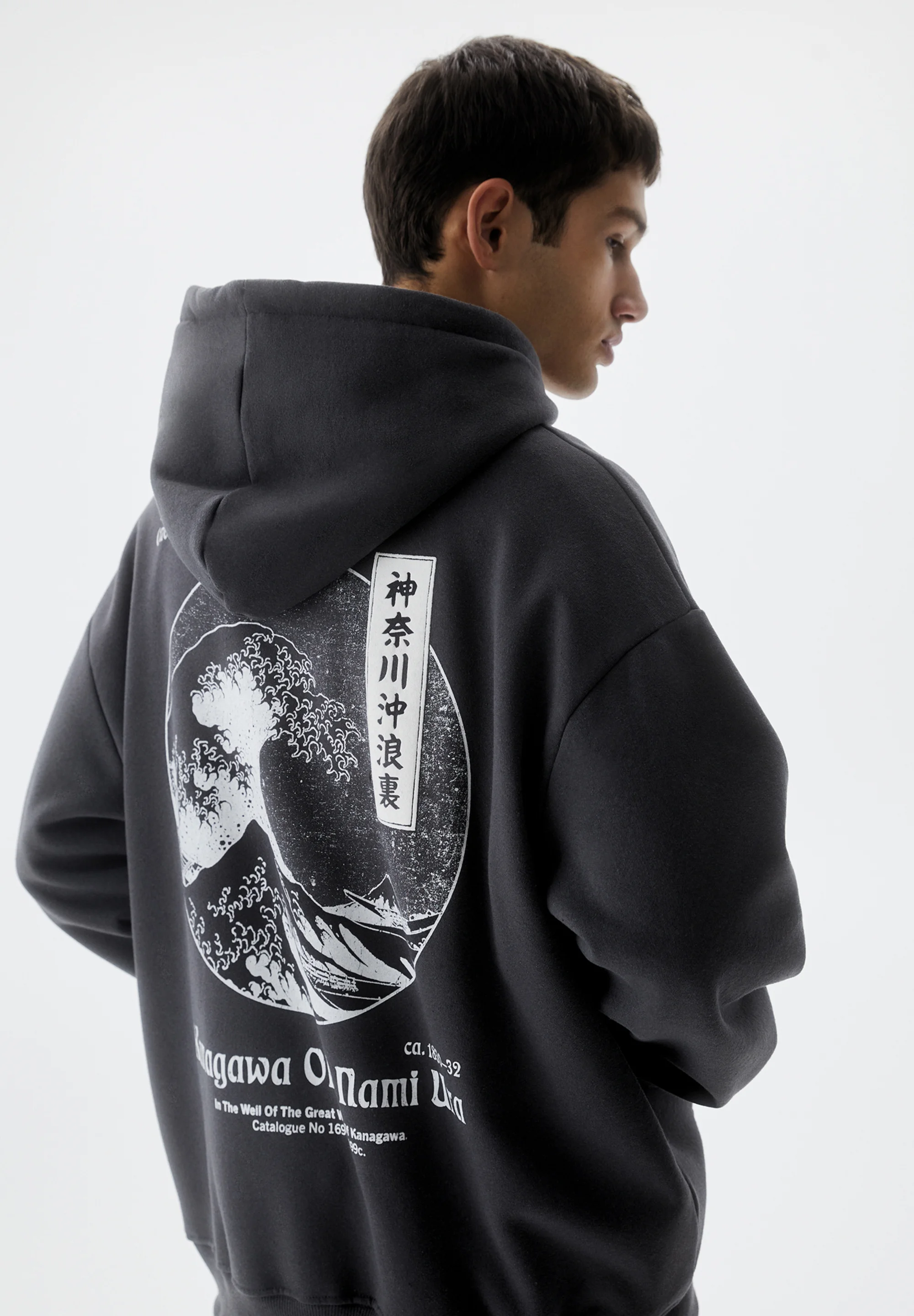 PULL&BEAR HOKUSAI - Sudadera con capucha