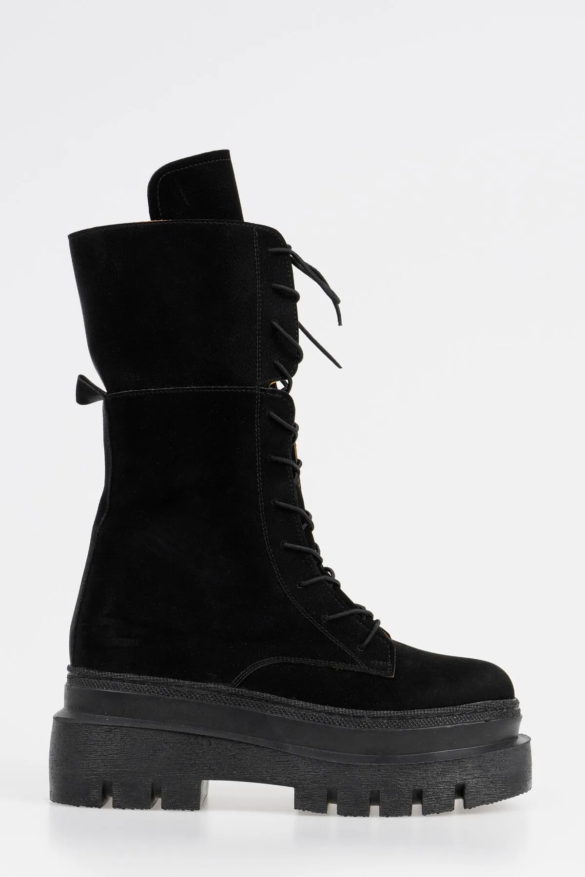 CZ London  Damen-Schnürstiefel, Winterschuhe mit Plateausohle
