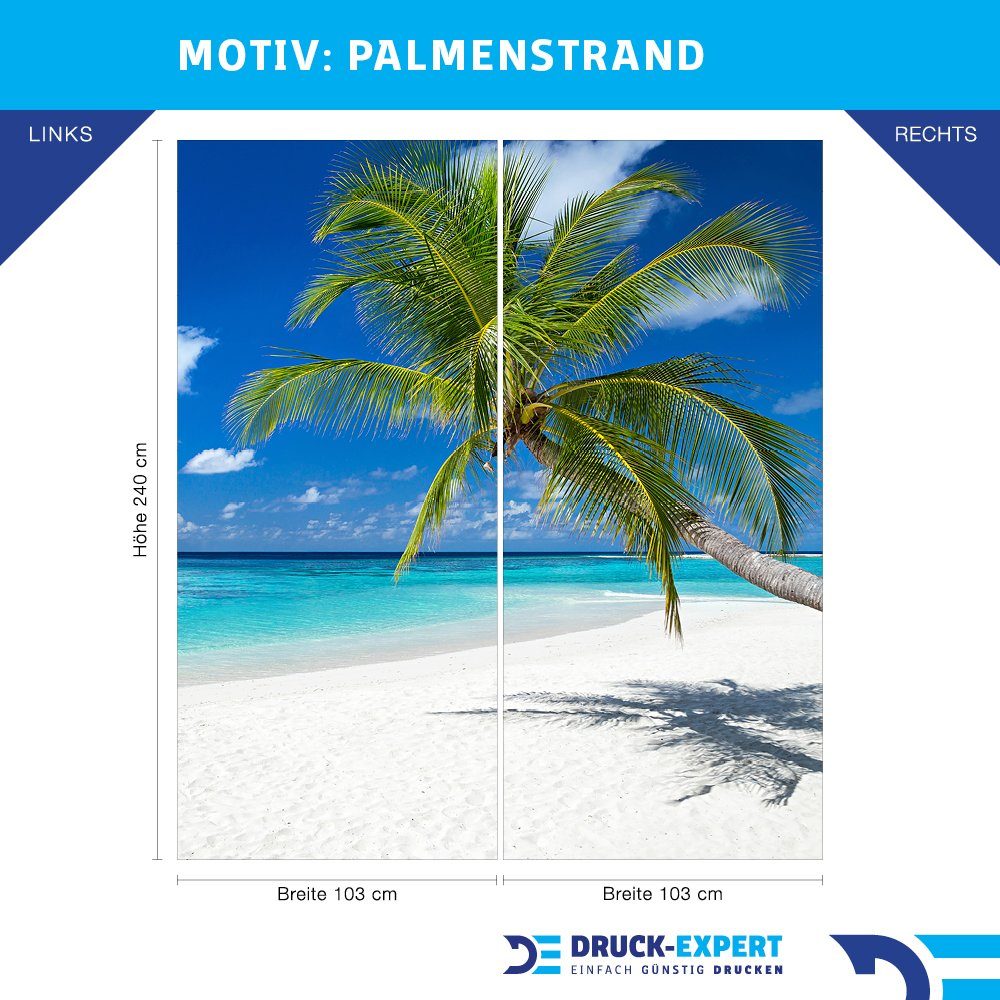 DRUCK-EXPERT Duschrückwand Premium Duschrückwand - langlebiger Fliesensticker aus 0,4 mm selbstklebenden Hart-PVC