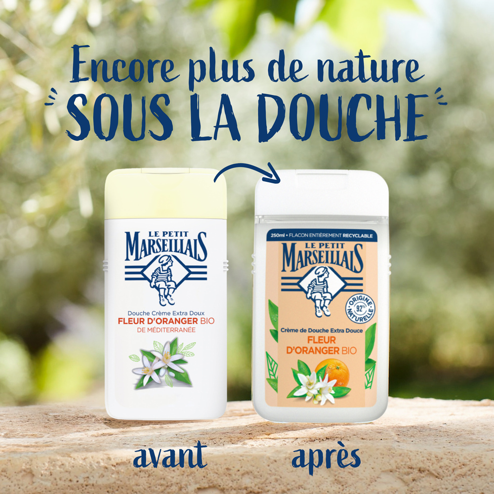 le petit marseillais LE PETIT MARSEILLAIS  DOUCHE EXTRA DOUXFLEUR D'ORANGER BIO 250 ML Gel Douche