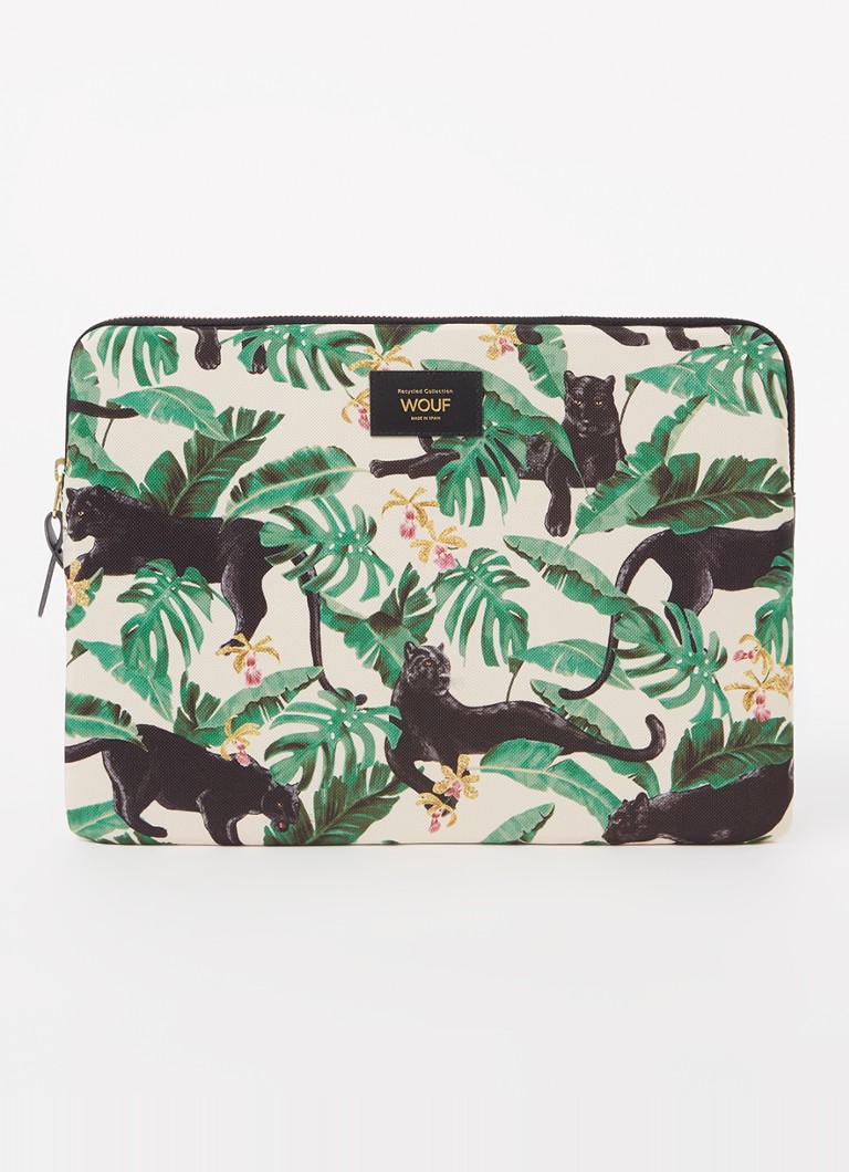 Husă pentru laptop Wouf Yucata de 14 inch cu imprimeu floral