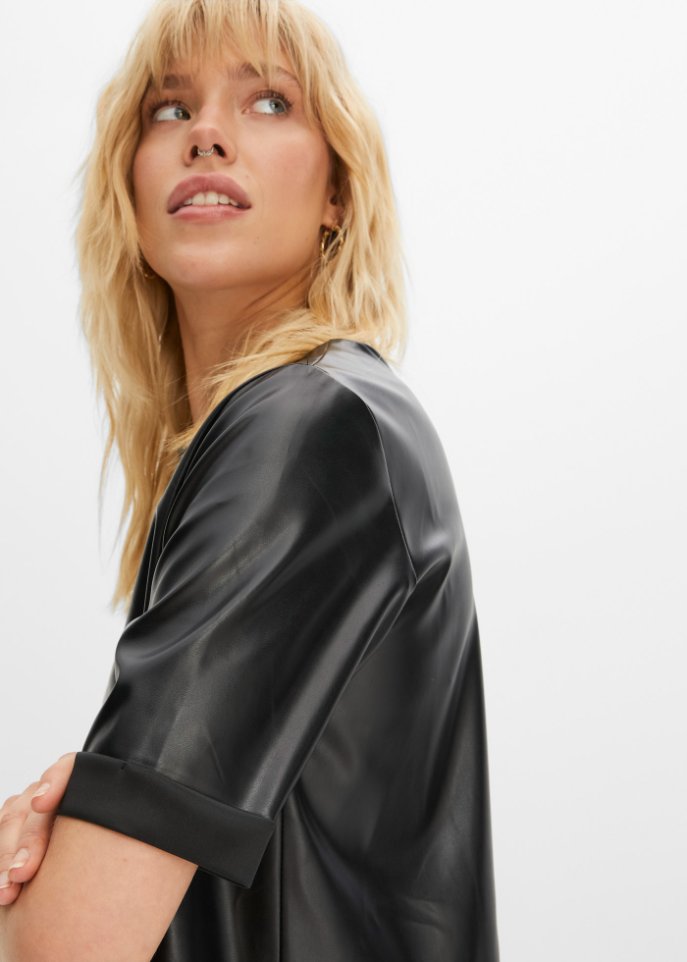 Kleid aus Lederimitat