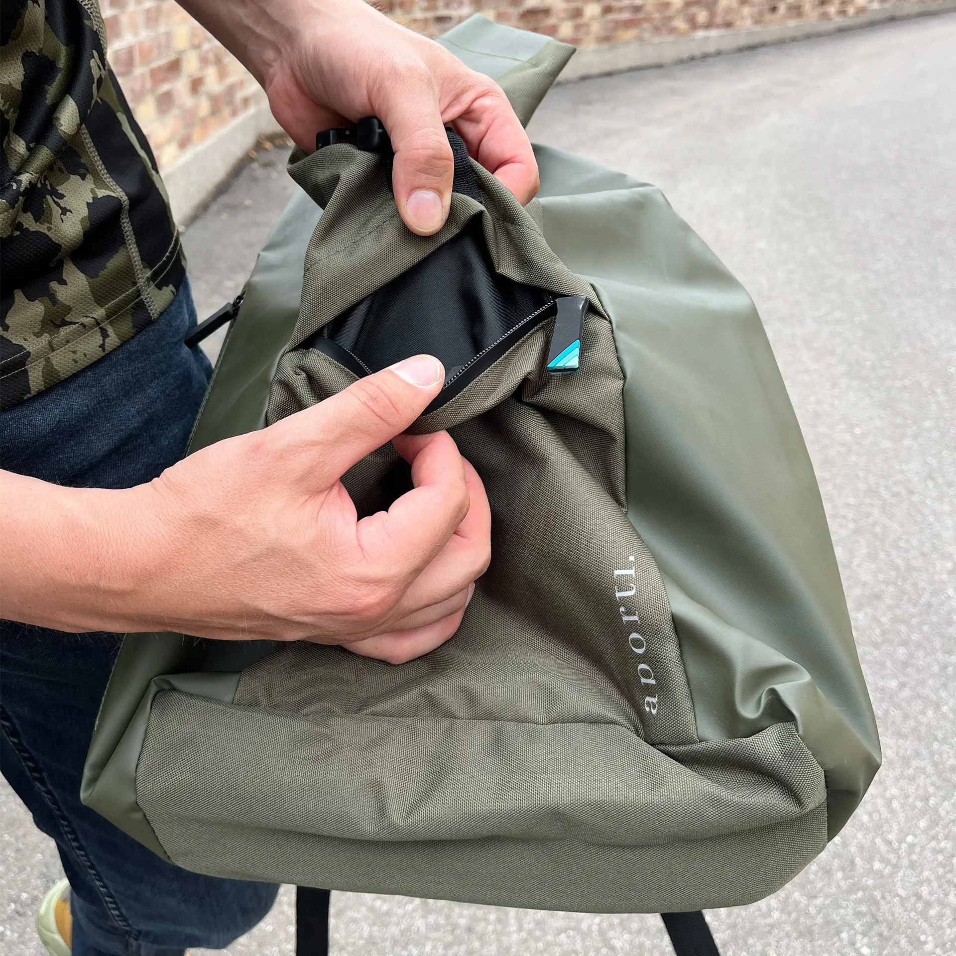 aporti Rolltop Anzio S - Oliv