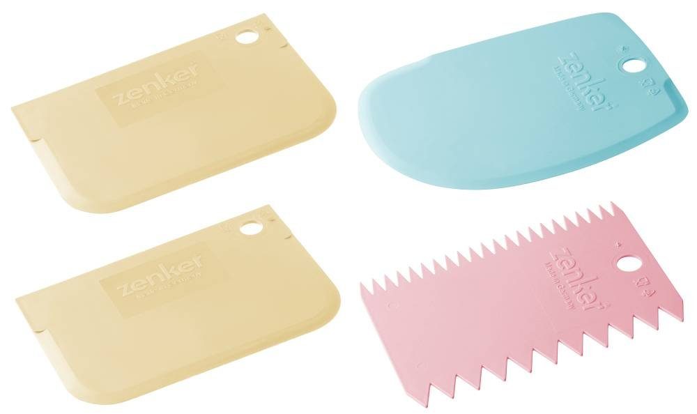 Zenker Backblech Zenker Teigkarten-Set Patisserie 2-teilig, Kunststoff