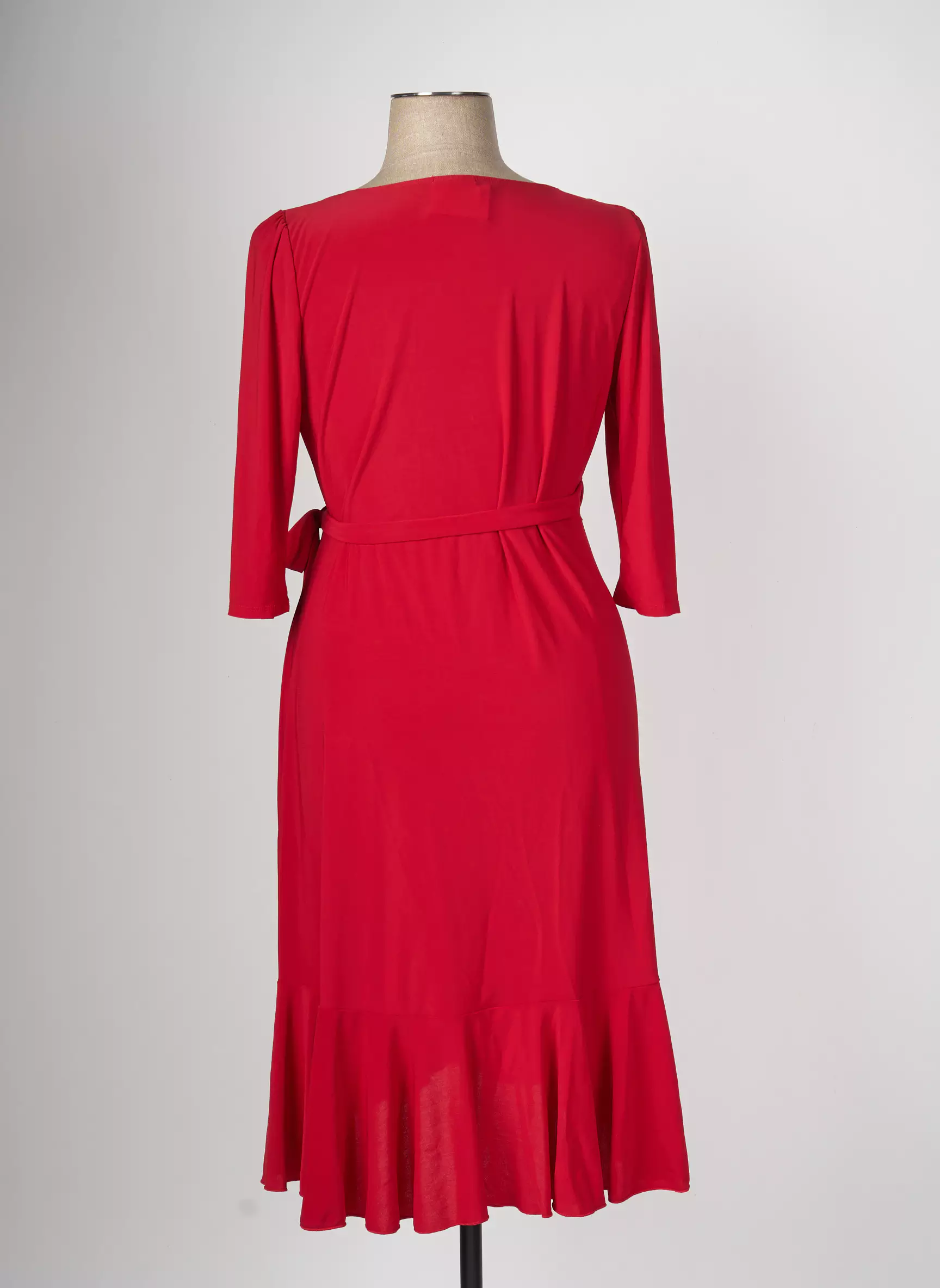 Kiyonna Robes Mi Longues Femme couleur rouge