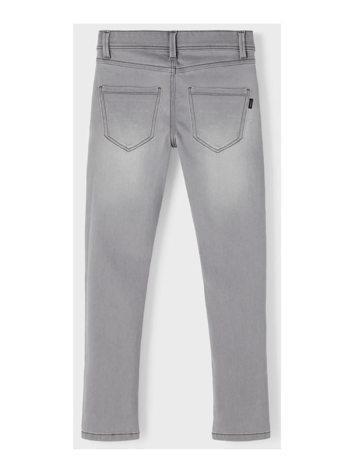 name it Jeans slim fit in medium grey denim günstig kaufen