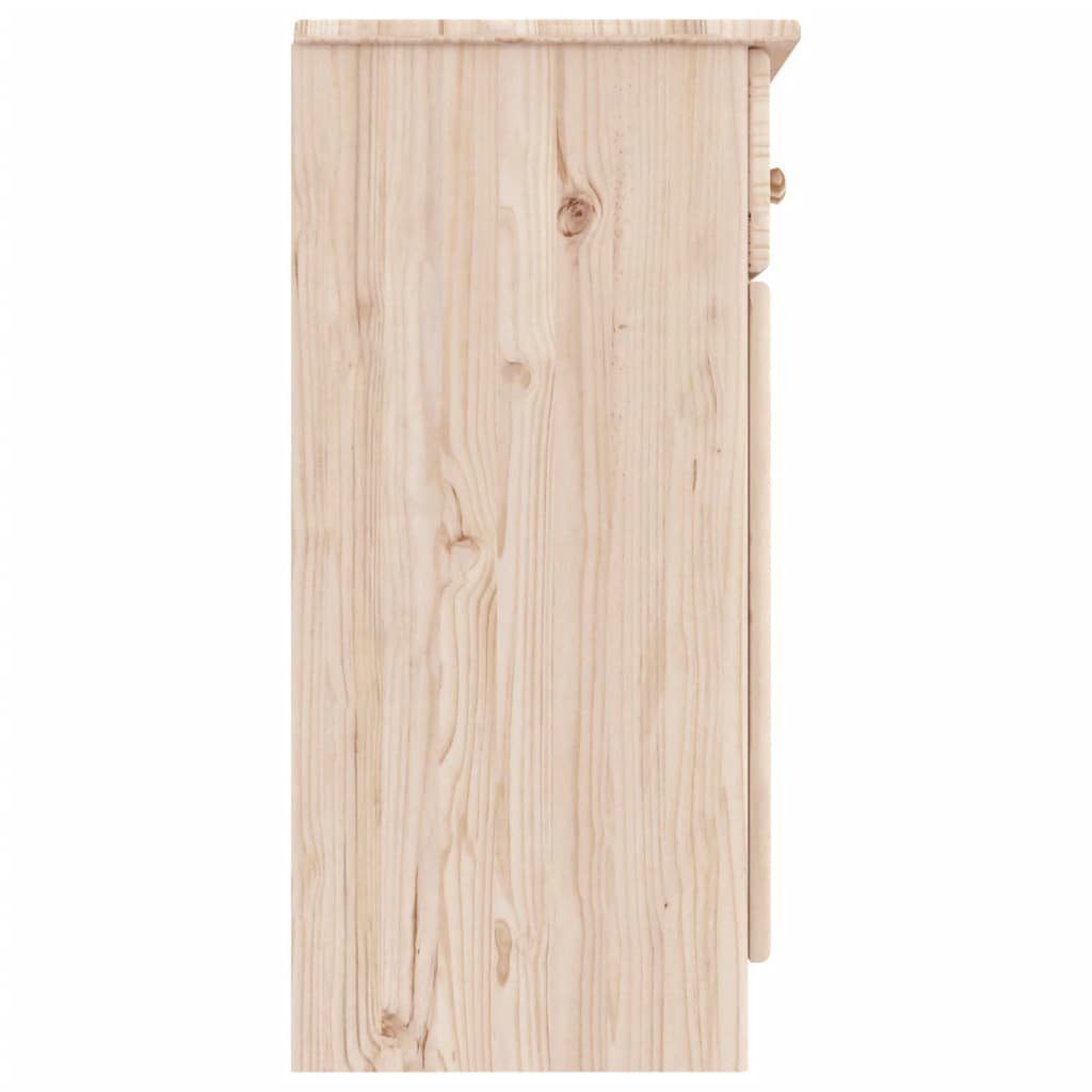 vidaXL Sideboard Sideboard ALTA 77x35x73 cm Massivholz Kiefer (1 St)