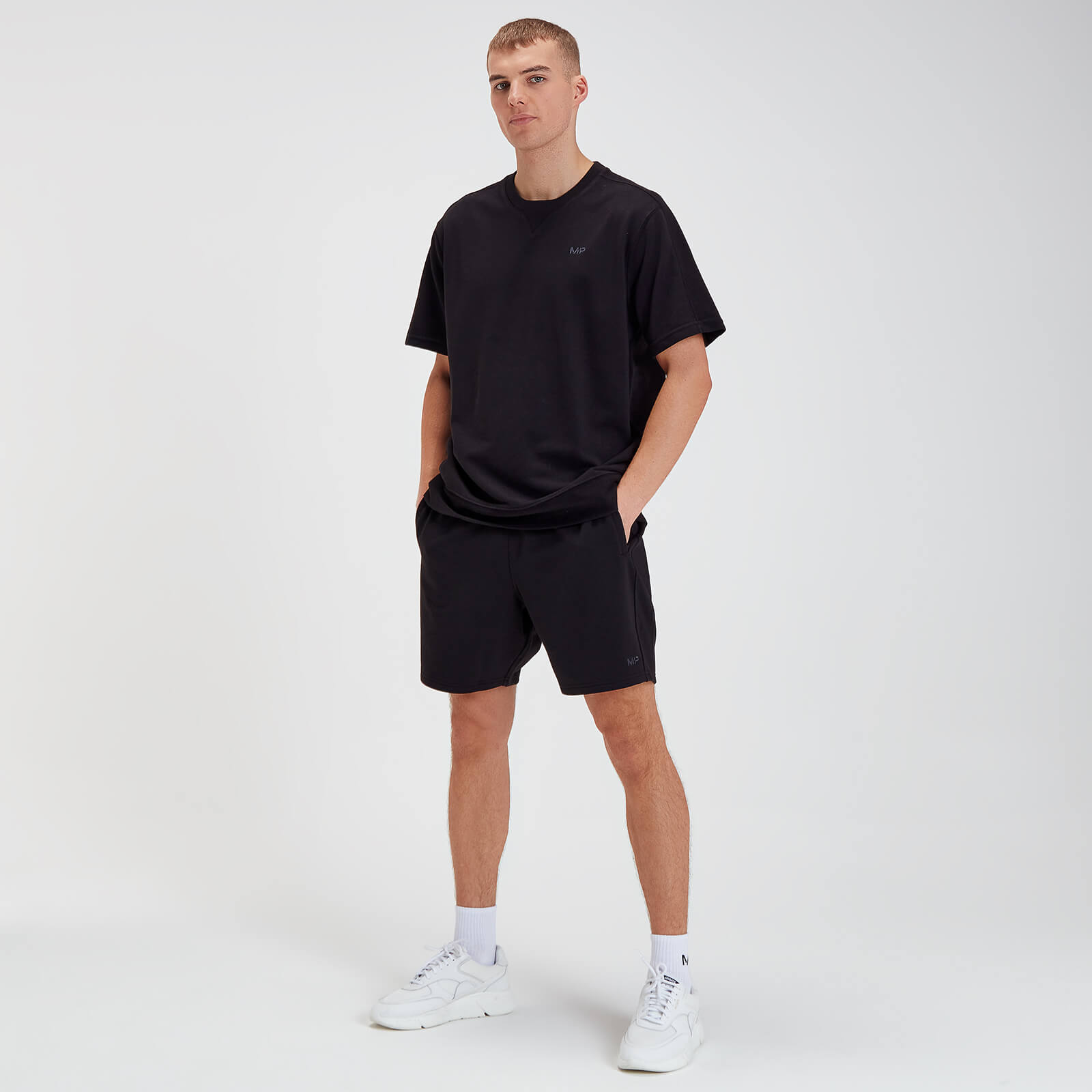 T-shirt à manches courtes MP Rest Day pour hommes – Noir délavé