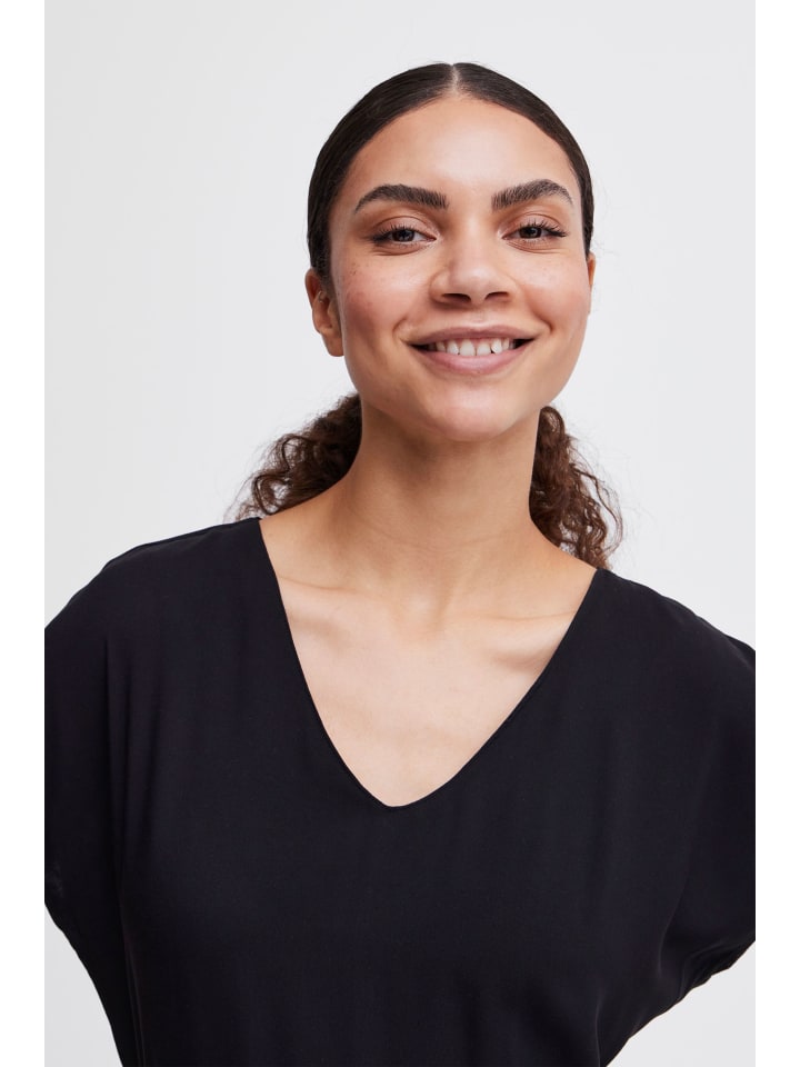 b.young Jumpsuit BYMMMJOELLA JUMPSUIT 3 - 20814531 sommerlicher Jumpsuit mit Print in black denim günstig kaufen