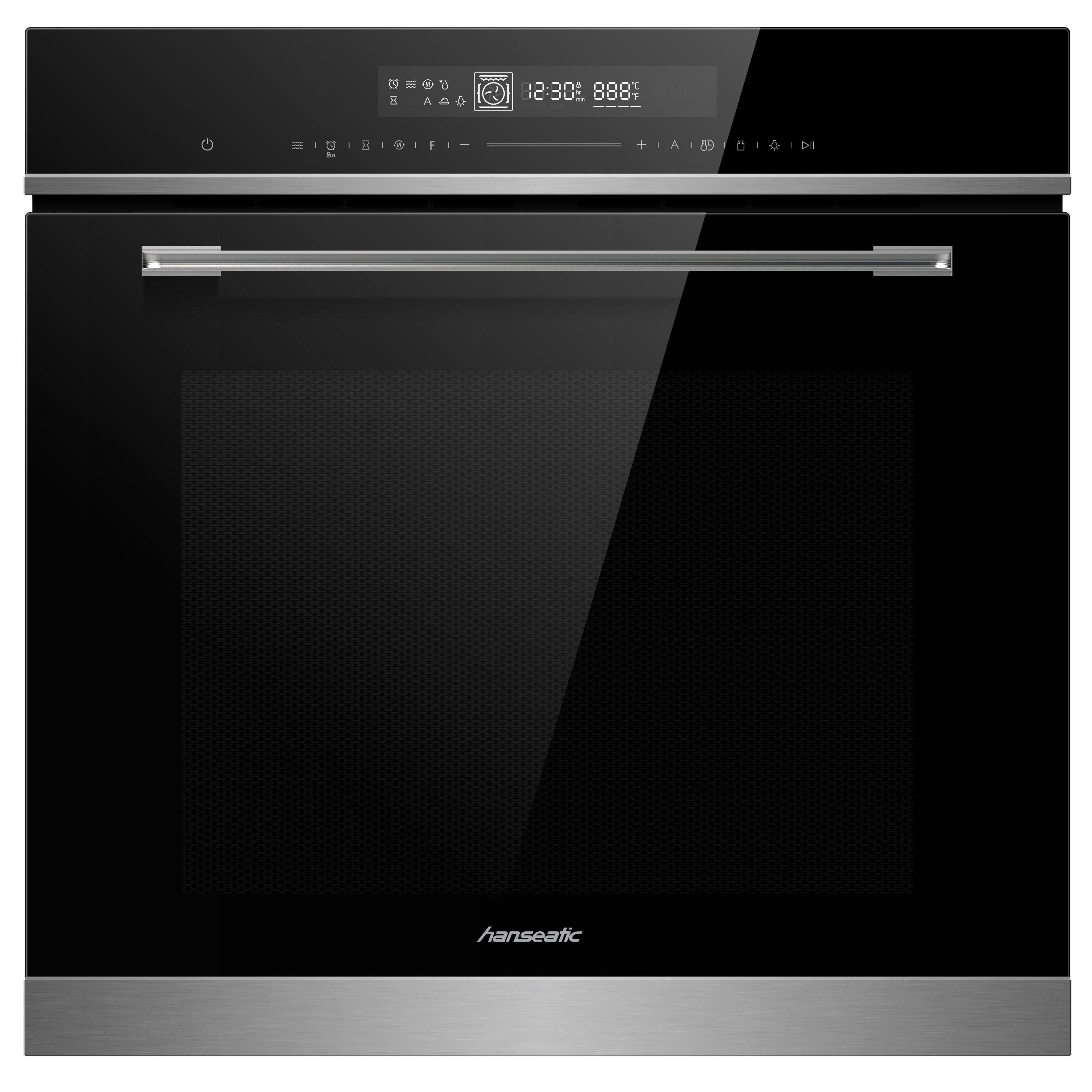 Hanseatic Backofen mit Mikrowelle 7NF30T0-E111E