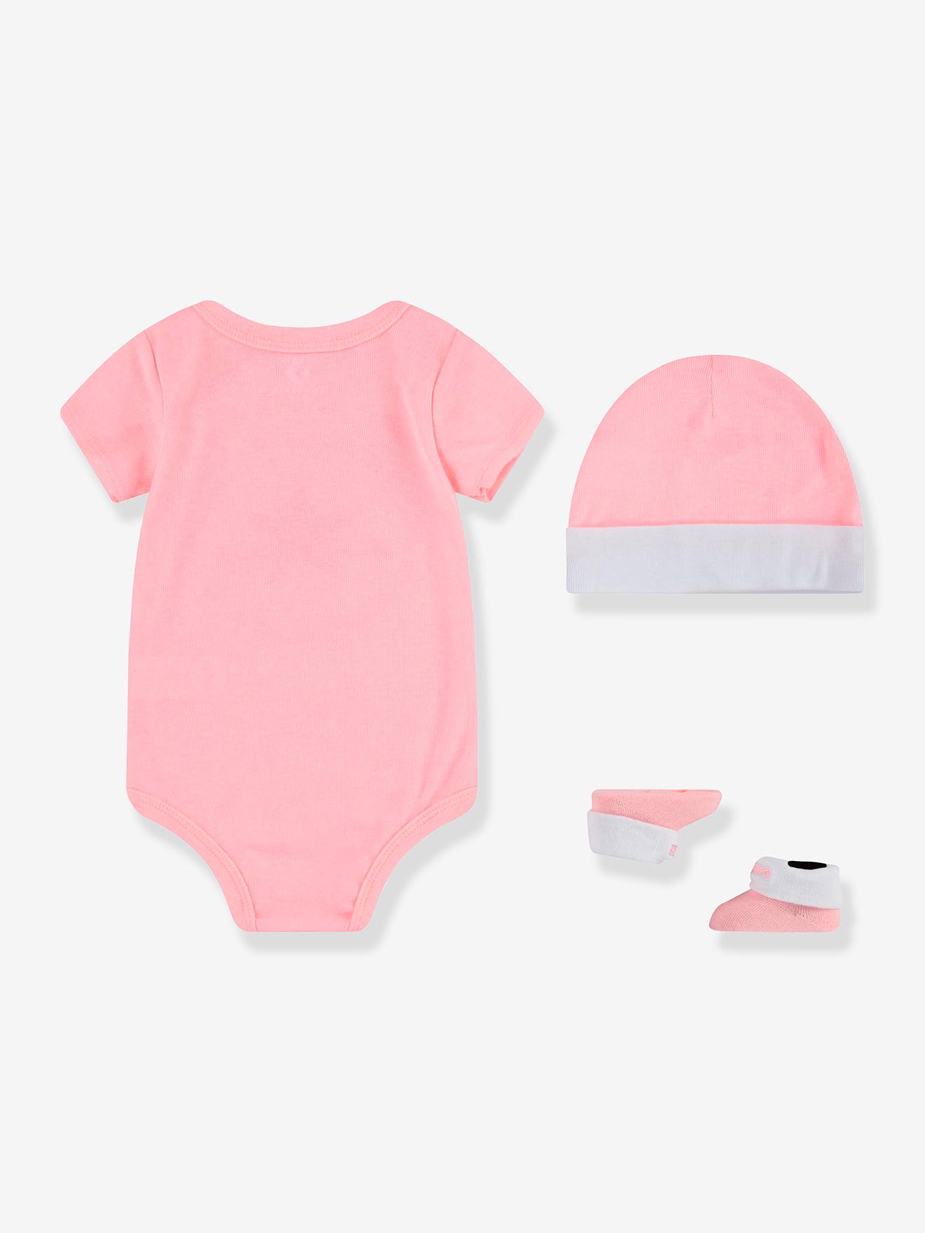 Converse Baby-Set: Body, Schühchen & Mütze CONVERSE - rosa