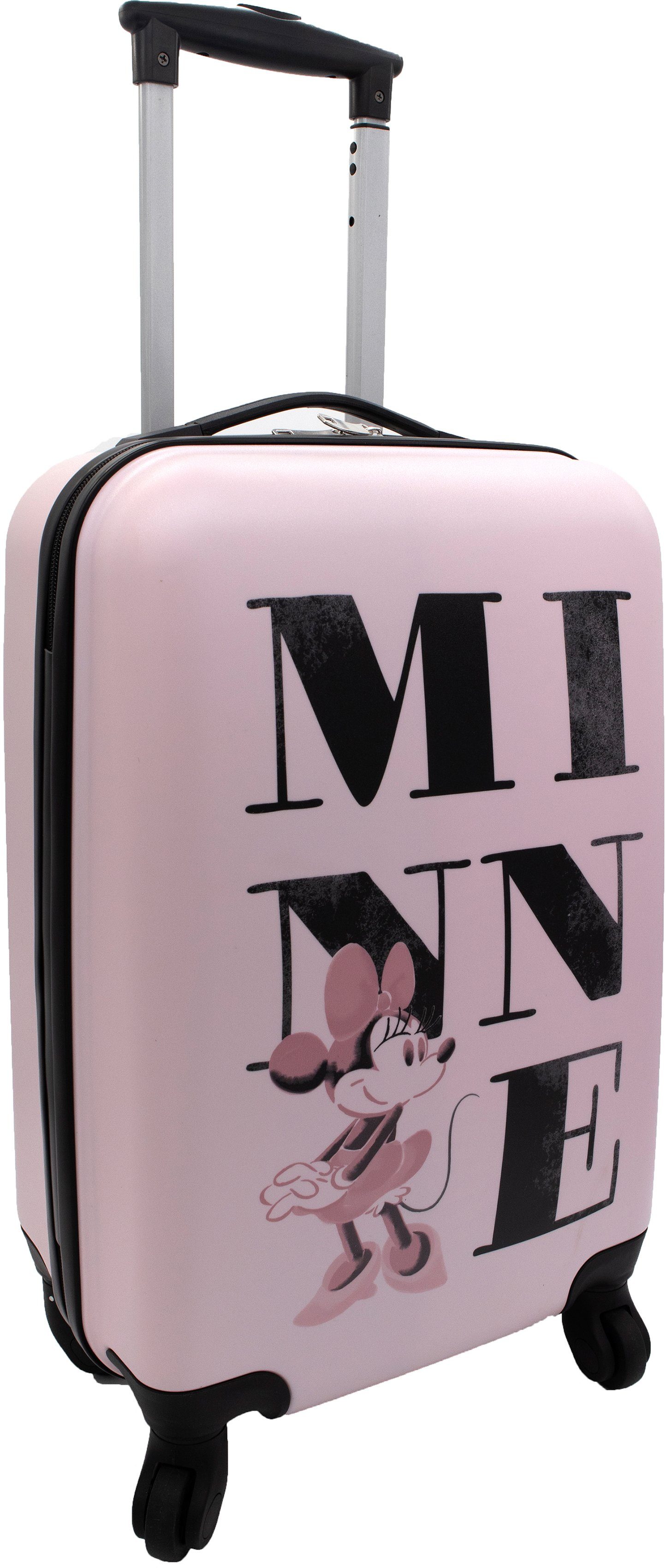 UNDERCOVER Hartschalen-Trolley Minnie Mouse, 56 cm, 4 Rollen, mit TSA-Zahlenschloss