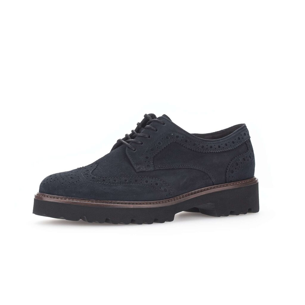 Gabor fashion Schnürschuh blau