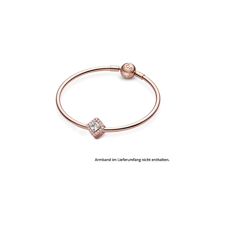 Pandora Charm Timeless Quadratischer funkelnder Strahlenkranz