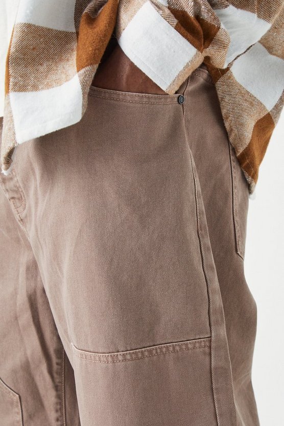 Plus Relaxed Rigid Overdyed Carpenter Jeans