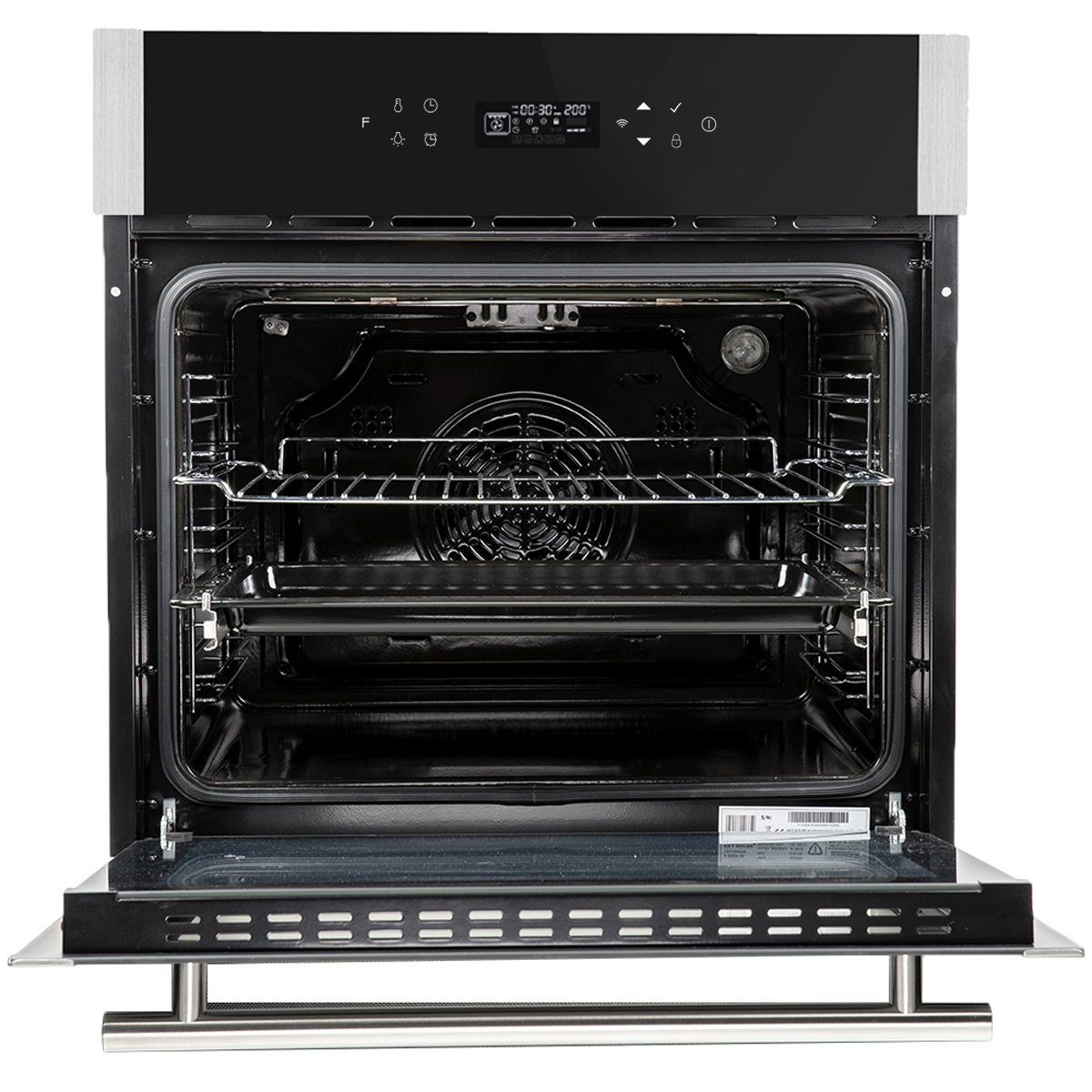 KKT KOLBE Einbaubackofen Backofen Elektroherd EB8313HC, DampfClean, 60cm / Edelstahl / 70 l / 2,8kW / Heißluft / Grill-/Brat-System / WIFI