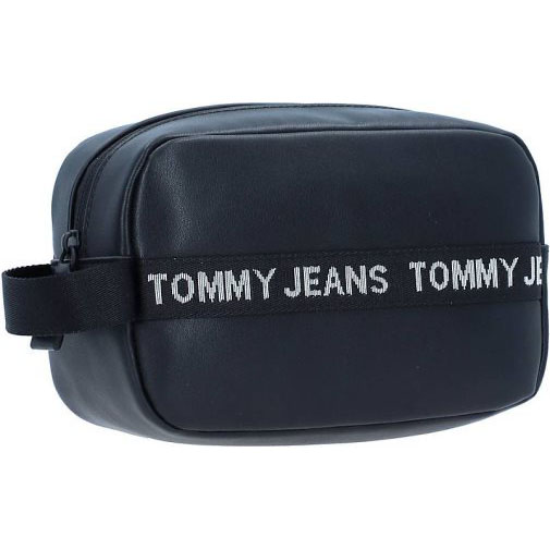TOMMY-JEANS TJM Essential Kulturbeutel Leder 22 cm