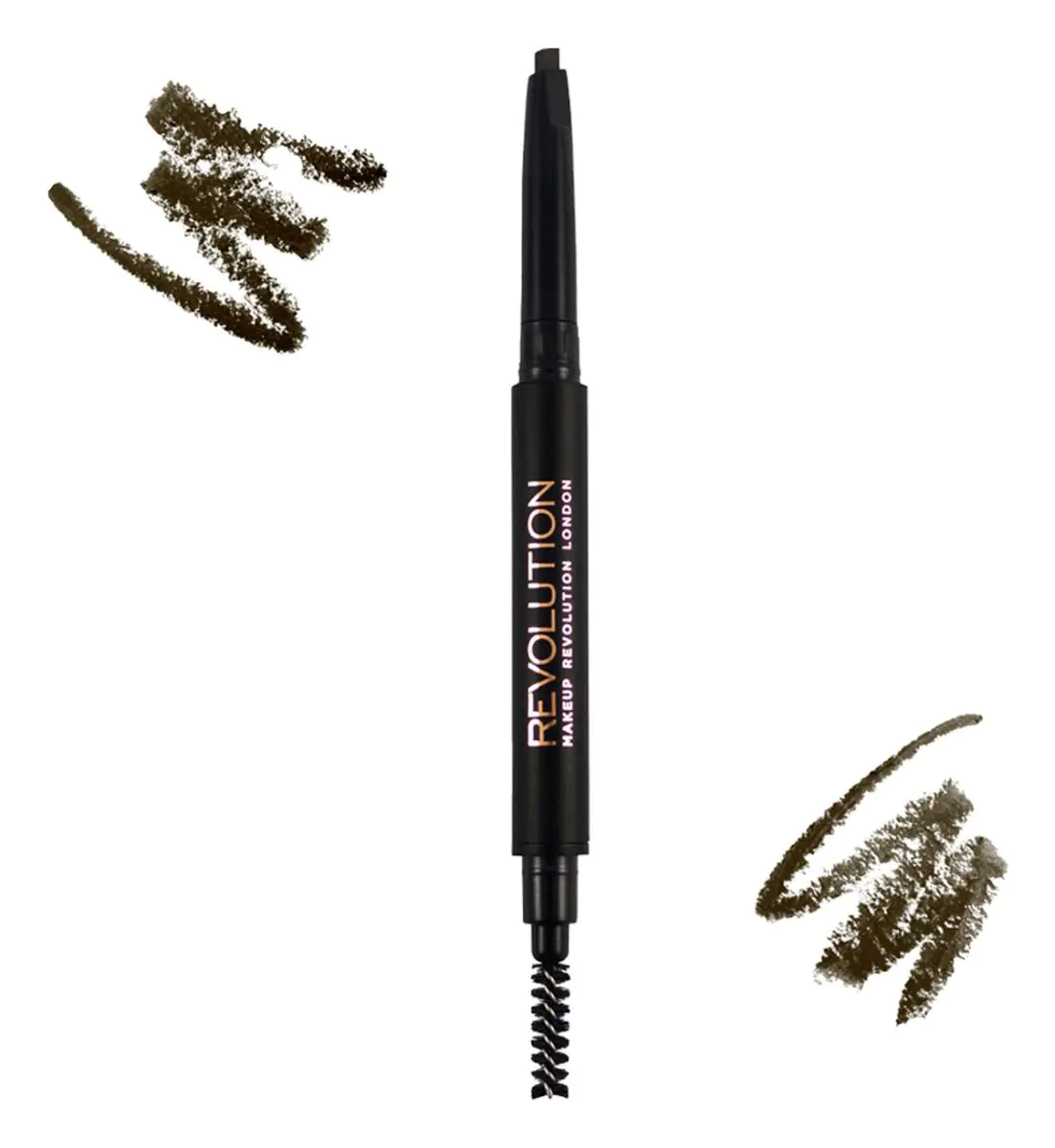 MAKEUP REVOLUTION Duo olovka za definiranje obrva srednje smeđa 0.3g