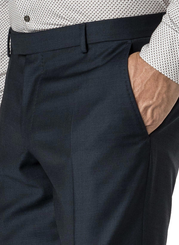 JOOP!, Hose Blayr, Slim Fit, Schurwolle, nachtblau meliert