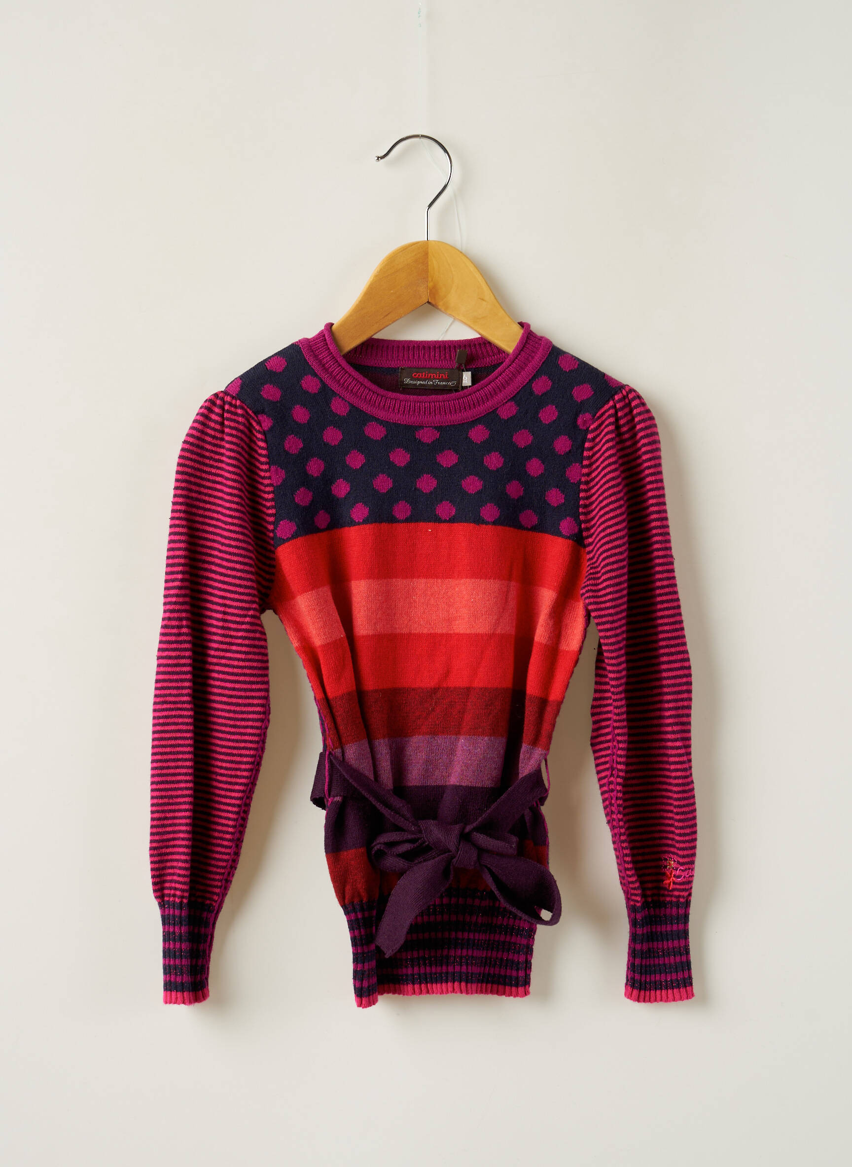 Catimini Pulls Fille couleur violet