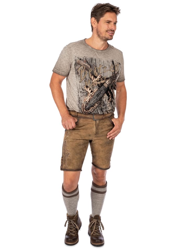 MADDOX Lederhose ARBERSEE in hellbraun günstig kaufen