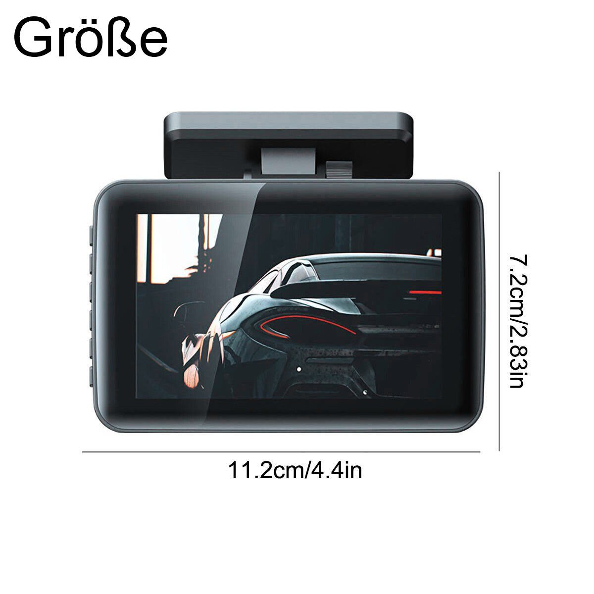 Yoyaxi 1080P HD Dual-Dashcam Dashcam (Auto-DVR-Videorecorder, G-Sensor, vorne und hinten, Kamera)