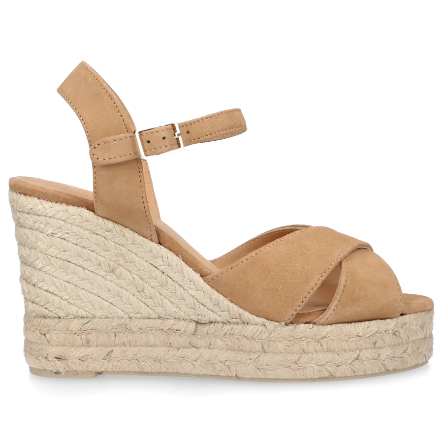 CASTAÑER - Sandalen BLAUDELL Veloursleder - beige