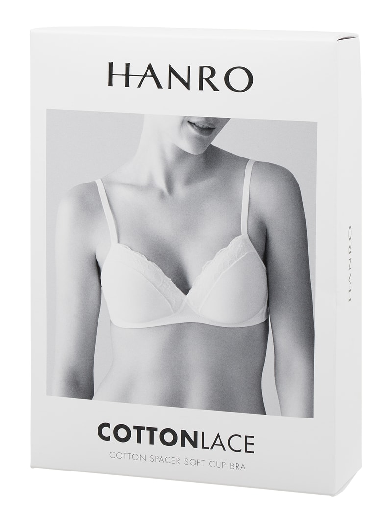 Soft-BH mit wattierten Cups Modell 'Cotton Lace Light' in schwarz
