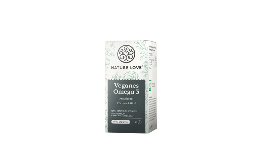 NATURE LOVE Veganes Omega 3 Kapseln 27 g