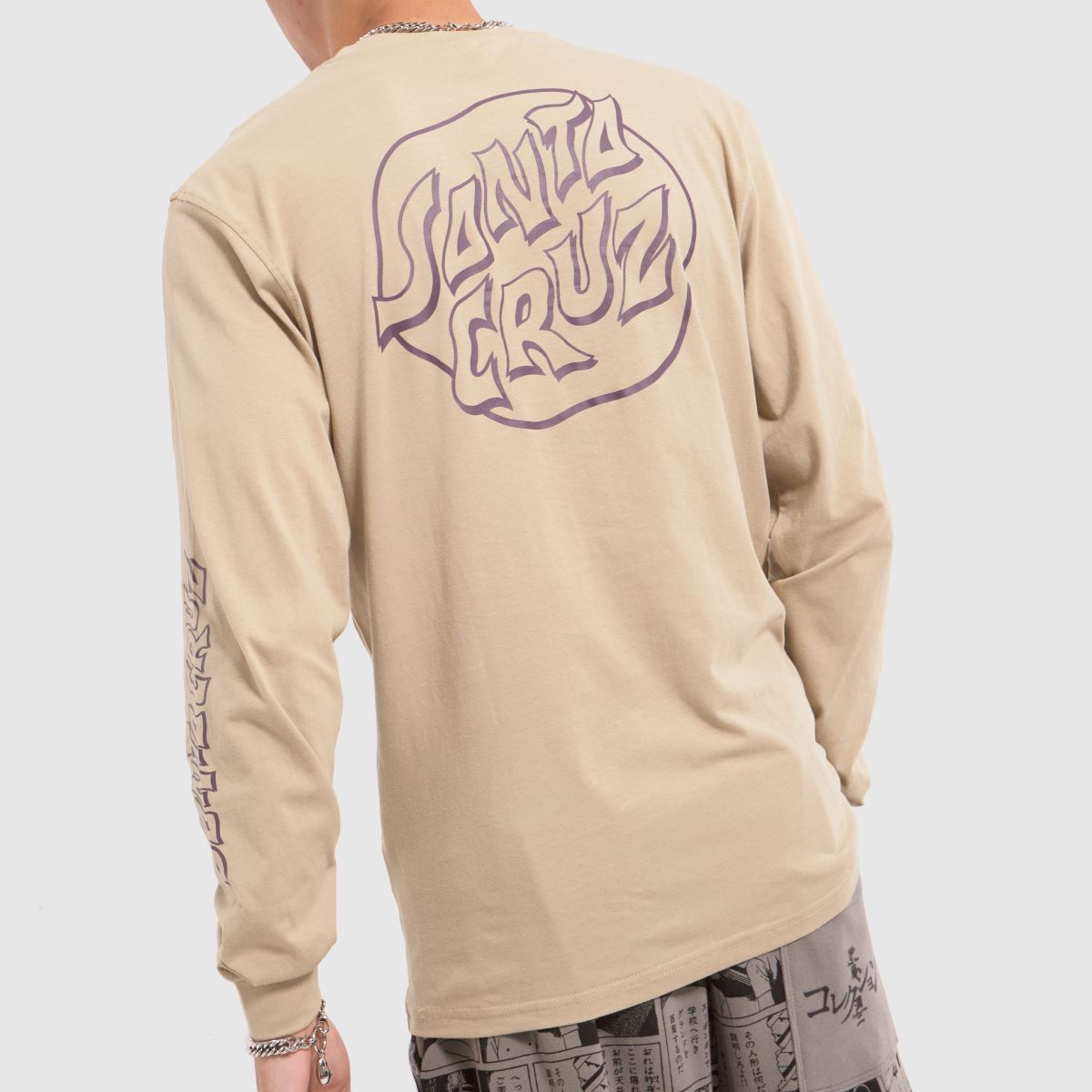 Santa Cruz – Fever Dream – Ljusgrön t-shirt med prickar