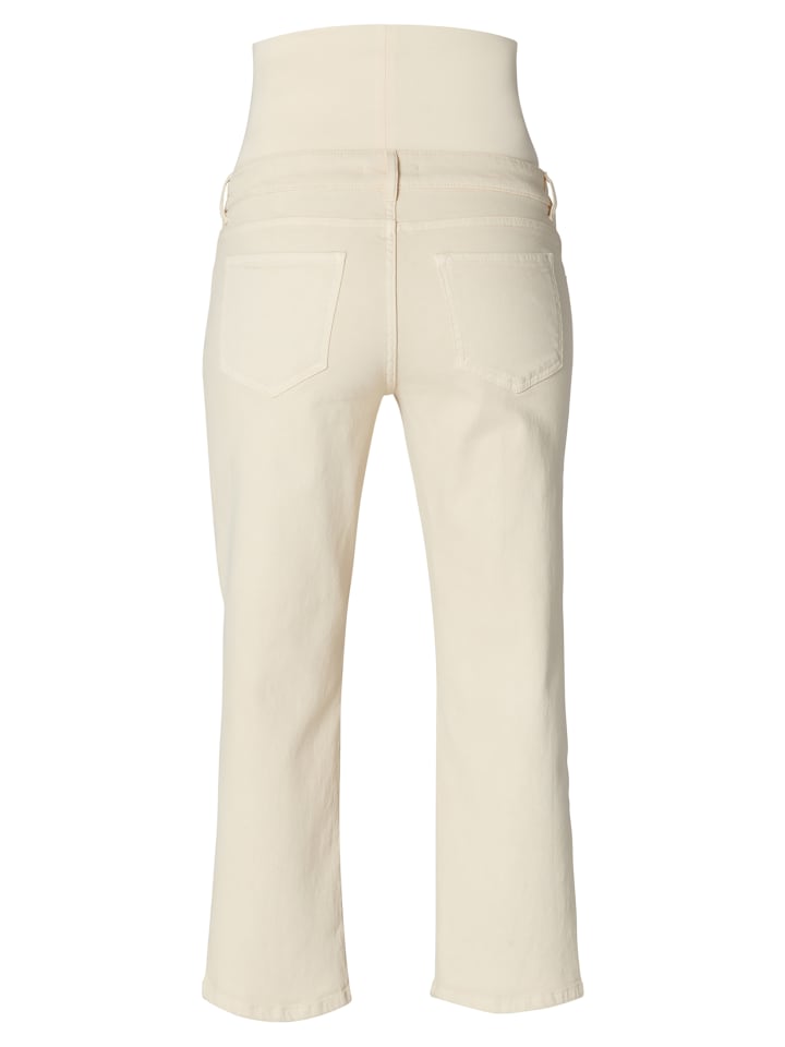 Noppies Straight Umstandsjeans Paco in Bone White günstig kaufen