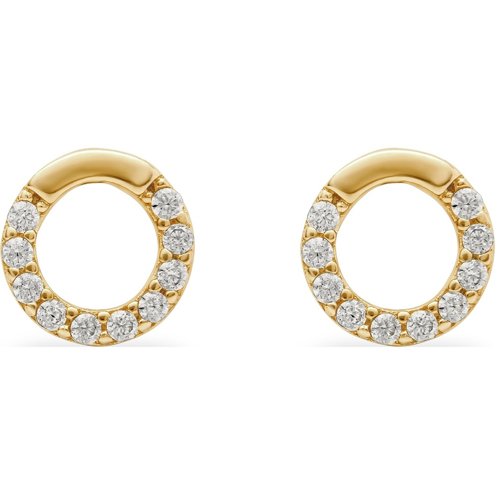 FAVS Boucles d'oreilles à fermoir à poussette 585 Or jaune Boucles d'oreilles