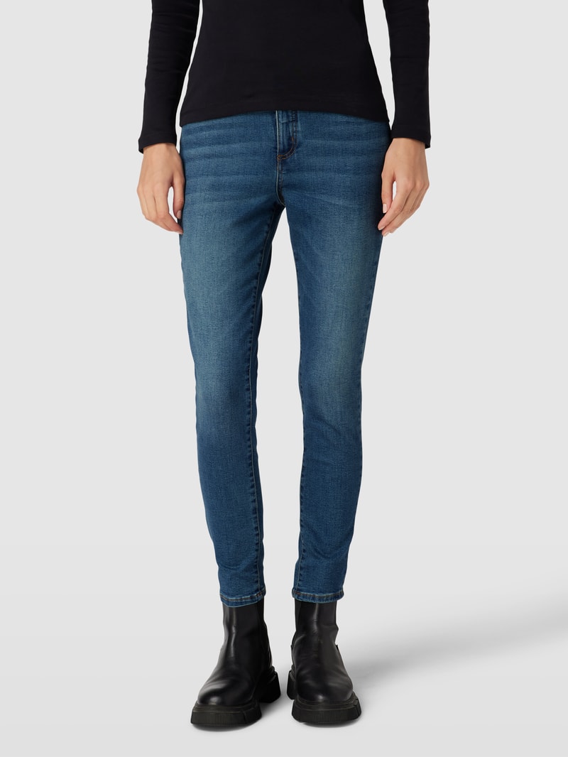 Slim Fit Jeans im 5-Pocket-Design Modell 'Evita Vintage' in jeans