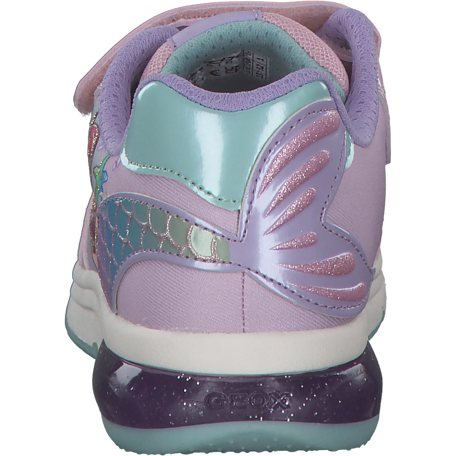 Geox J358VA, Sneakers Low, Kinder, pink/watersea